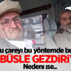 Evde uyuyamayan babasını minibüsle gezdiriyor Evde uyuyamayan babasını minibüsle gezdiriyor