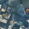 Tarihi Osmanlı camisini yakan PKK'lılar havadan görüntülendi! Tarihi Osmanlı camisini yakan PKK'lılar havadan görüntülendi!