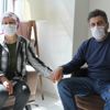 Koronavirüse yakalanan çift hastalığı birlikte yendi! Alkışlarla uğurlandılar |Video Koronavirüse yakalanan çift hastalığı birlikte yendi! Alkışlarla uğurlandılar |Video