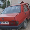 Yoldan çıkan araba binayı deldi! Yoldan çıkan araba binayı deldi!