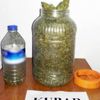 Turşu bidonunda 2 kilo esrar