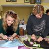 Burdurlu kadınlar keçeciliği öğreniyor Burdurlu kadınlar keçeciliği öğreniyor