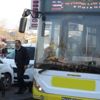 İstanbul'da otobüslere virüs önlemi İstanbul'da otobüslere virüs önlemi
