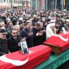 Almanya'da ölen Türkler için cenaze töreni düzenlendi Almanya'da ölen Türkler için cenaze töreni düzenlendi