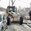 Hakkari'de karla mücadelede çalışması Hakkari'de karla mücadelede çalışması