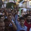 Suriye'de terör örgütü YPG/PKK protesto edildi