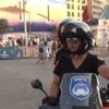 Motosikletli kadın zabıtalara yoğun ilgi