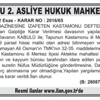 KASTAMONU 2. ASLİYE HUKUK MAHKEMESİ’NDEN
