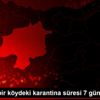 Sivas ta bir köydeki karantina süresi 7 gün uzatıldı Sivas ta bir köydeki karantina süresi 7 gün uzatıldı