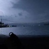 İstanbul'da yıldırımlar gökyüzünü aydınlattı