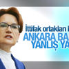 Akşener, Ankara Barosu'nun açıklamasını değerlendirdi