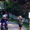 İstanbul Maçka'da yürüyenlere polis uyarısı İstanbul Maçka'da yürüyenlere polis uyarısı