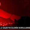 İMAMOĞLU GAZETECİLERİN SORULARINI YANITLADI İMAMOĞLU GAZETECİLERİN SORULARINI YANITLADI