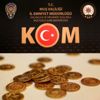 Muş ta 200 sikke ele geçirildi Muş ta 200 sikke ele geçirildi