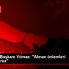 İSTESOB Başkanı Yılmaz: "Alınan önlemleri destekliyoruz" İSTESOB Başkanı Yılmaz: "Alınan önlemleri destekliyoruz"
