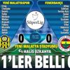 Yeni Malatyaspor - Fenerbahçe | CANLI ANLATIM İZLE