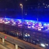 Boğaziçi Köprüsü'nden geçen ambulanslar korkuttu Boğaziçi Köprüsü'nden geçen ambulanslar korkuttu