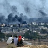 Kobani'de IŞİD mevzileri havadan bombalandı