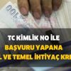 İhtiyacı olan, TC kimlik no ile başvuru yapana 1000 TL ve temel ihtiyaç kredisi! e-Devlet T.C. ile pandemi yardımı öğrenme ekranı!