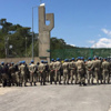 Nükleer santral temel atma töreninde şok eylem
