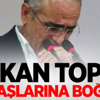 Bakan topçu gözyaşlarına boğuldu