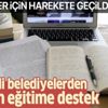AK Partili belediyelerden uzaktan eğitime destek AK Partili belediyelerden uzaktan eğitime destek