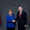 Cumhurbaşkanı Erdoğan Merkel ile görüştü Cumhurbaşkanı Erdoğan Merkel ile görüştü