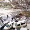 Ankara'ya mevsimin ilk karı yağdı. Yollar buz pistine döndü sürücüler zor anlar yaşadı.