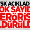 TSK açıkladı: Çok sayıda terörist öldürüldü TSK açıkladı: Çok sayıda terörist öldürüldü
