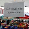 Karabük’te semt pazarına gelenlerin ateşleri ölçüldü Karabük’te semt pazarına gelenlerin ateşleri ölçüldü