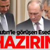 Putin'le görüşen Esed: Hazırım