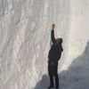 Yüksekova'da 6 metreyi bulan kar tünelleri şaşırttı