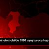 Hatay da bir otomobilde 1890 uyuşturucu hap ele geçirildi Hatay da bir otomobilde 1890 uyuşturucu hap ele geçirildi