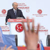 Rabia gölgesinde MHP mitingi Rabia gölgesinde MHP mitingi