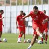 Sivasspor hazırlıklarını sürdürdü Sivasspor hazırlıklarını sürdürdü
