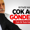 Ak Partili Vekilden Çok Ağır Gönderme Ak Partili Vekilden Çok Ağır Gönderme