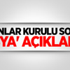 Bakanlar Kurulu sonrası 'Rusya' açıklaması