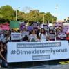Kadınlar öldürülen Emine Bulut için Konya da toplandı