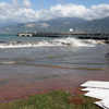 İskenderun'da deniz taştı