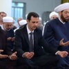 Beşar Esad bayram namazı kıldı Beşar Esad bayram namazı kıldı
