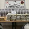 Yüksekova'da 177 kilo eroin ile 10 bin adet tıbbi maske ele geçirildi