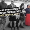 Erkeklerden Taksim'de Özgecan için etekli eylem