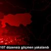 Aydın da 107 düzensiz göçmen yakalandı