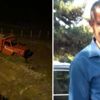 Kamyonetiyle bahçeye uçtu, hayatını kaybetti