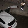Otomobil kanala uçtu! 2 yaralı