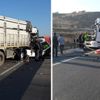 İki çekici çarpıştı: 1 ağır yaralı İki çekici çarpıştı: 1 ağır yaralı