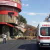 Ankara'da üst geçit çöktü