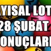Sayısal Loto 28 Şubat çekiliş sonuçlarında kazanan numaralar hangileri oldu? Sayısal Loto 28 Şubat çekiliş sonuçlarında kazanan numaralar hangileri oldu?