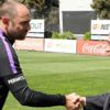 Özbek'ten takıma moral ziyareti