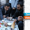 Selahattin Demirtaş Zaman gazetesinin üstünde yemek yedi Selahattin Demirtaş Zaman gazetesinin üstünde yemek yedi